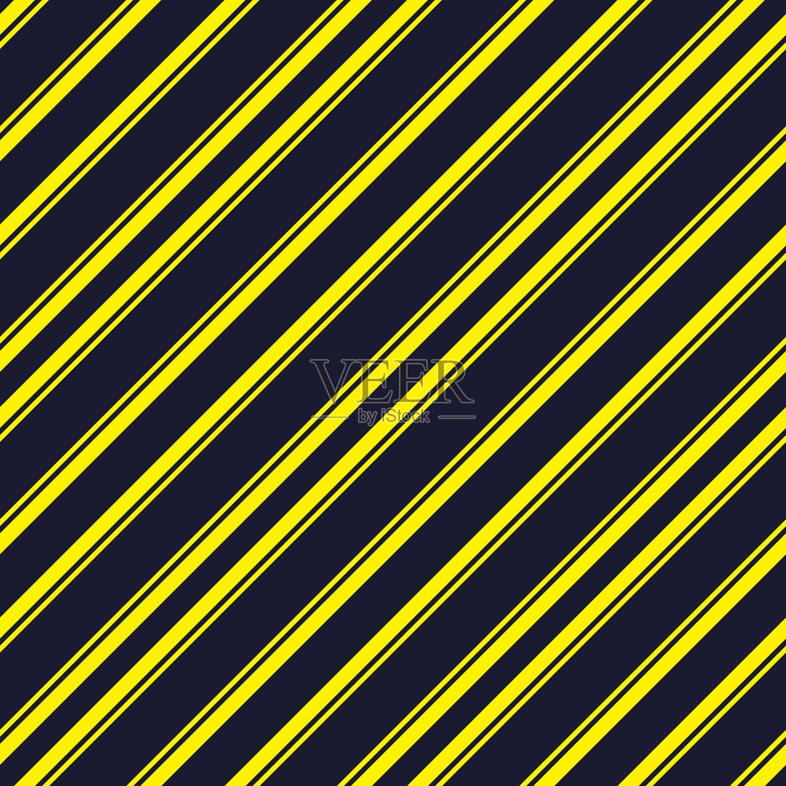 黄色条纹无缝图案背景中插画图片素材