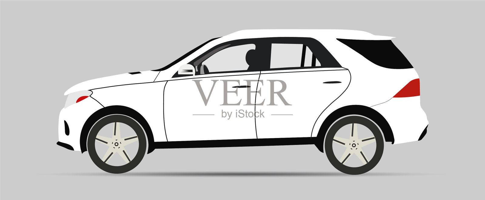 汽车模型模板的汽车品牌和插画图片素材