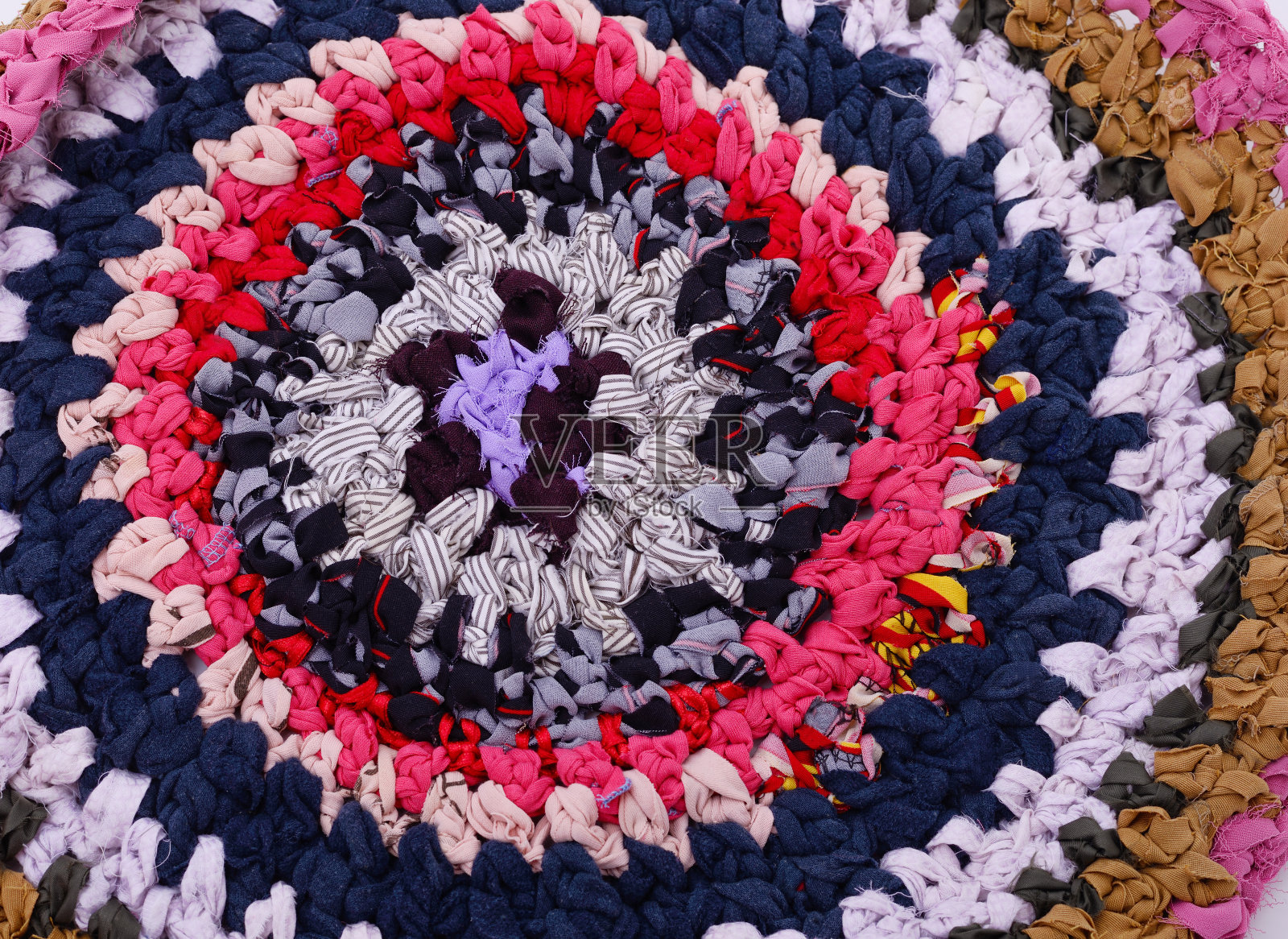 美丽的针织地毯。照片摄影图片