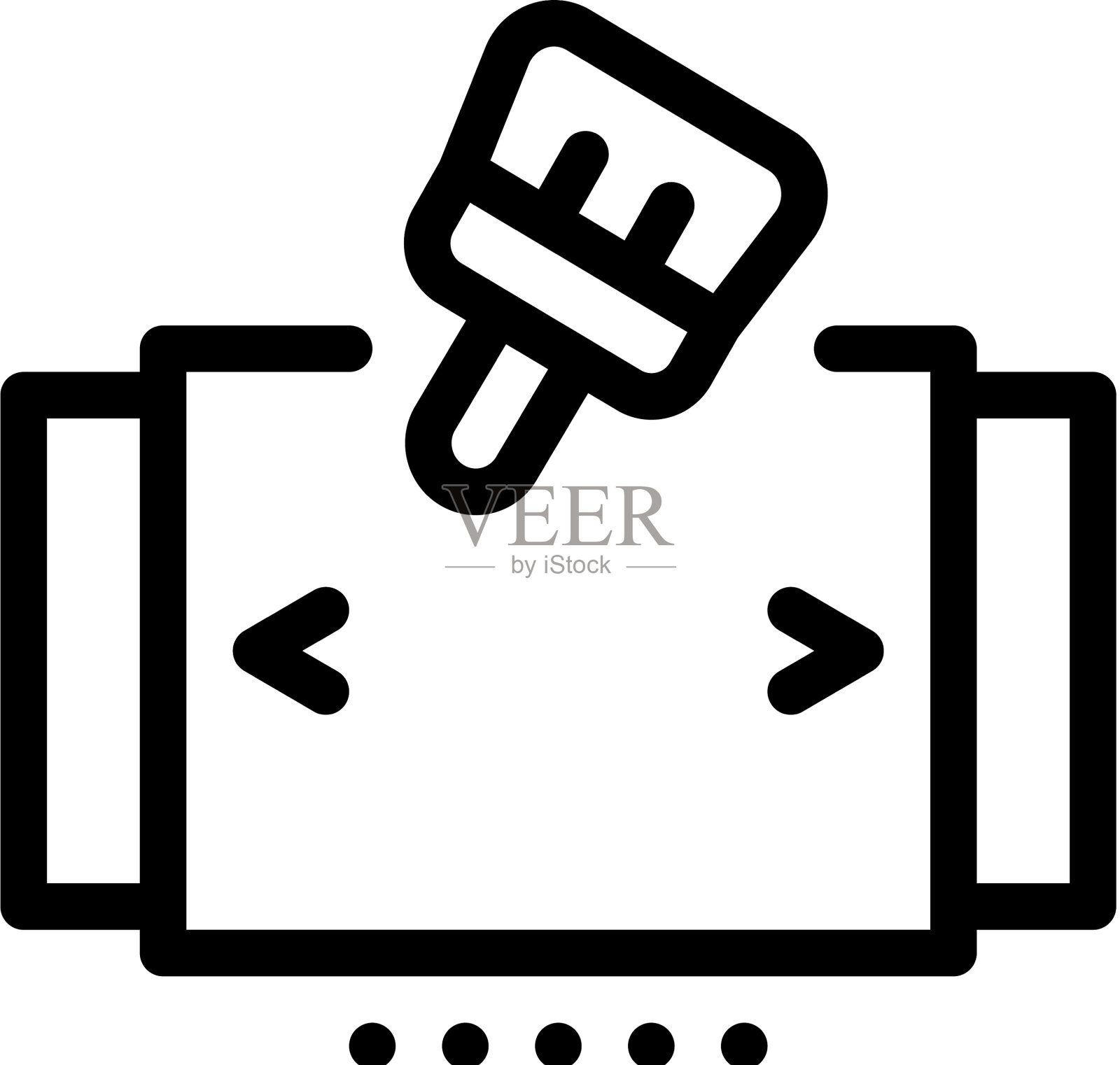 绘画和绘制网站页面图标图标素材