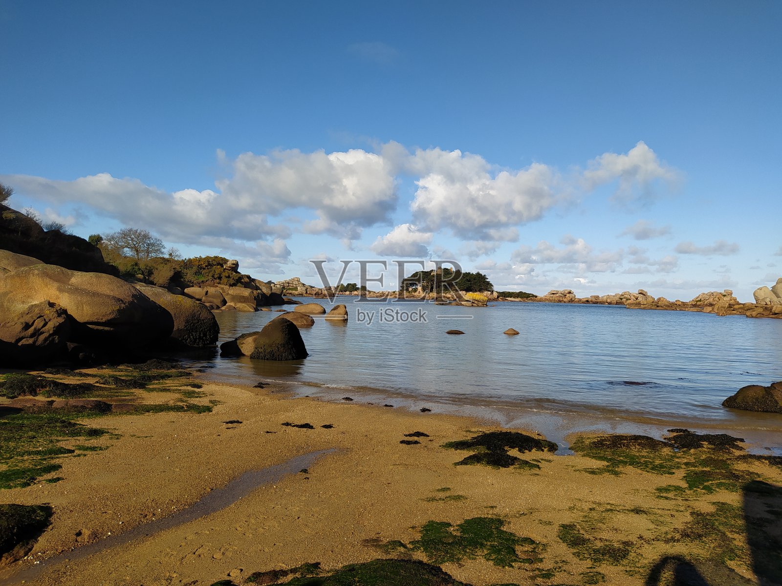 来自法国布列塔尼的海岸线照片摄影图片