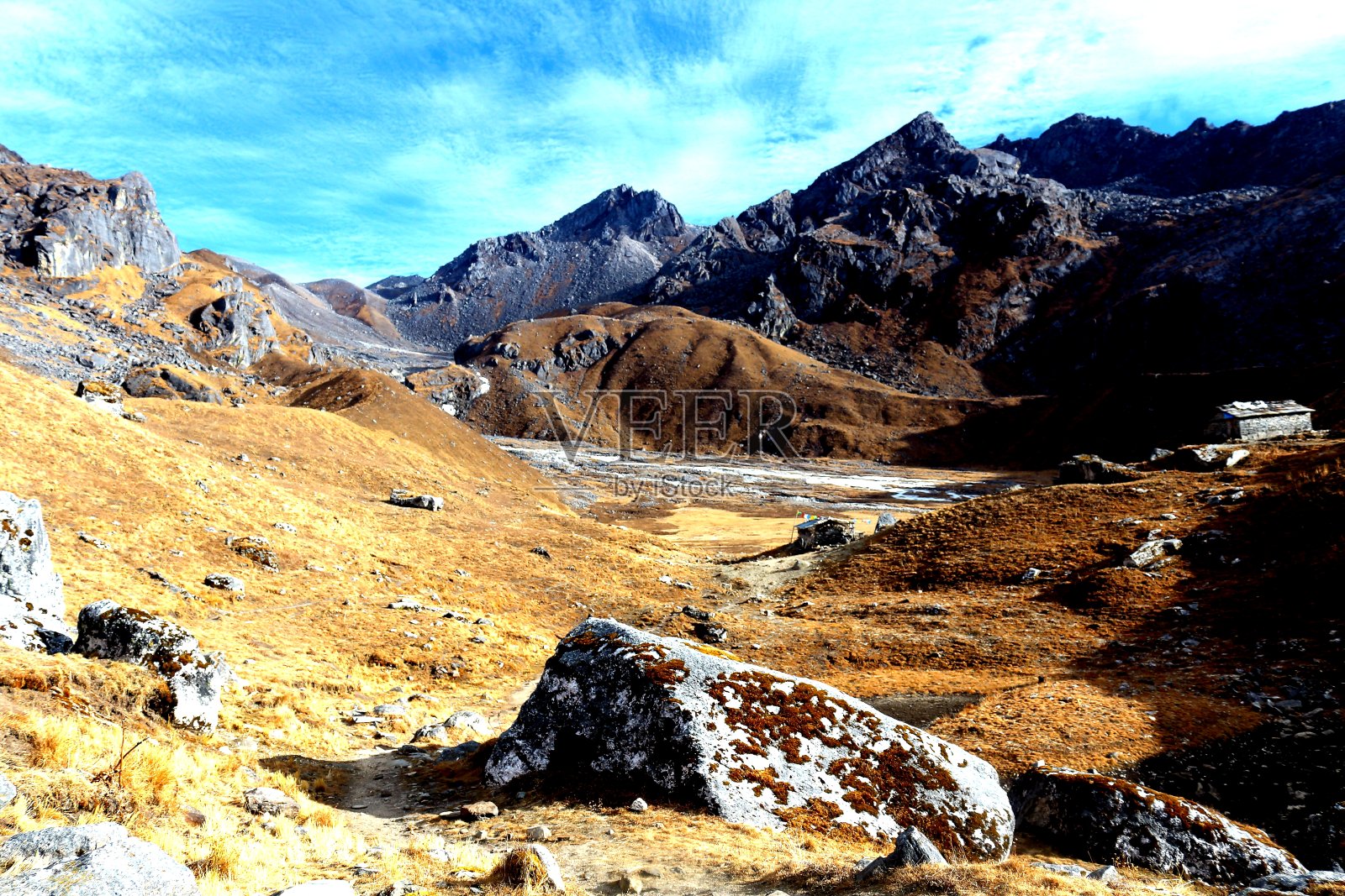 Khopra安纳普尔纳峰地区照片摄影图片