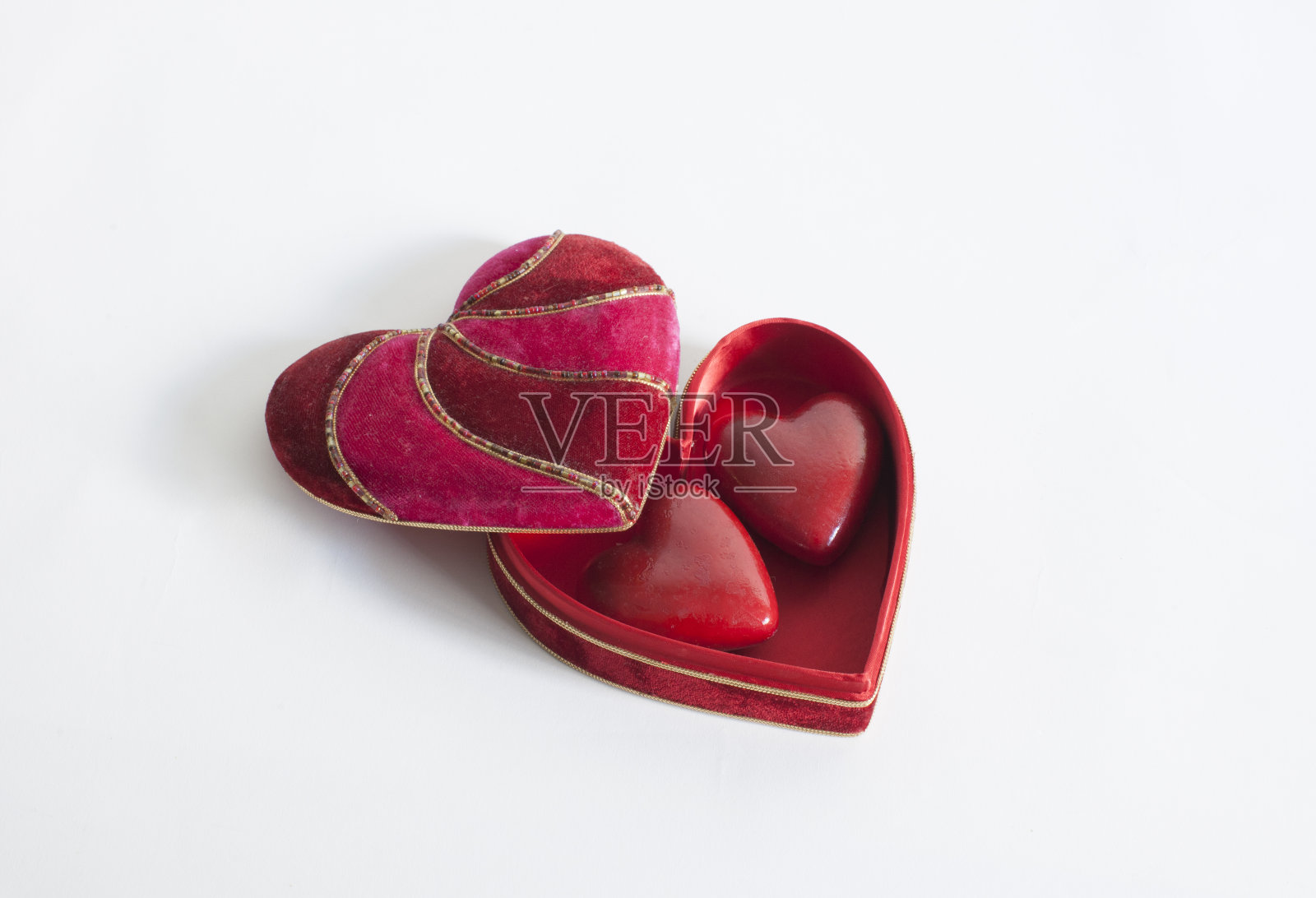 情人节心形的雕像照片摄影图片