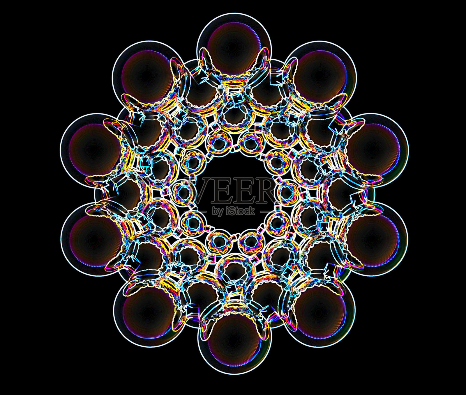 数字插图抽象花卉背景照片摄影图片