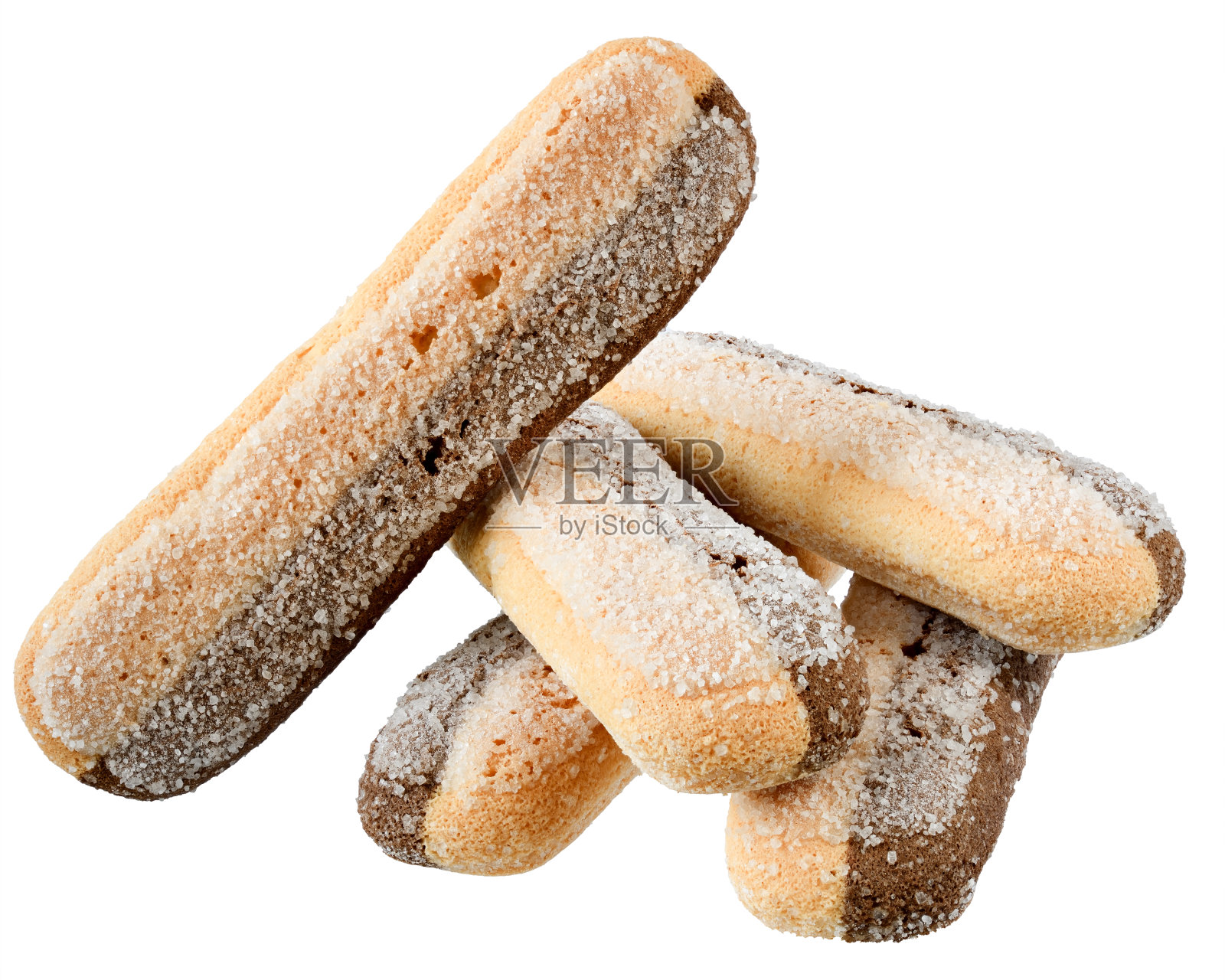 萨沃亚尔迪黄油隔离饼干照片摄影图片