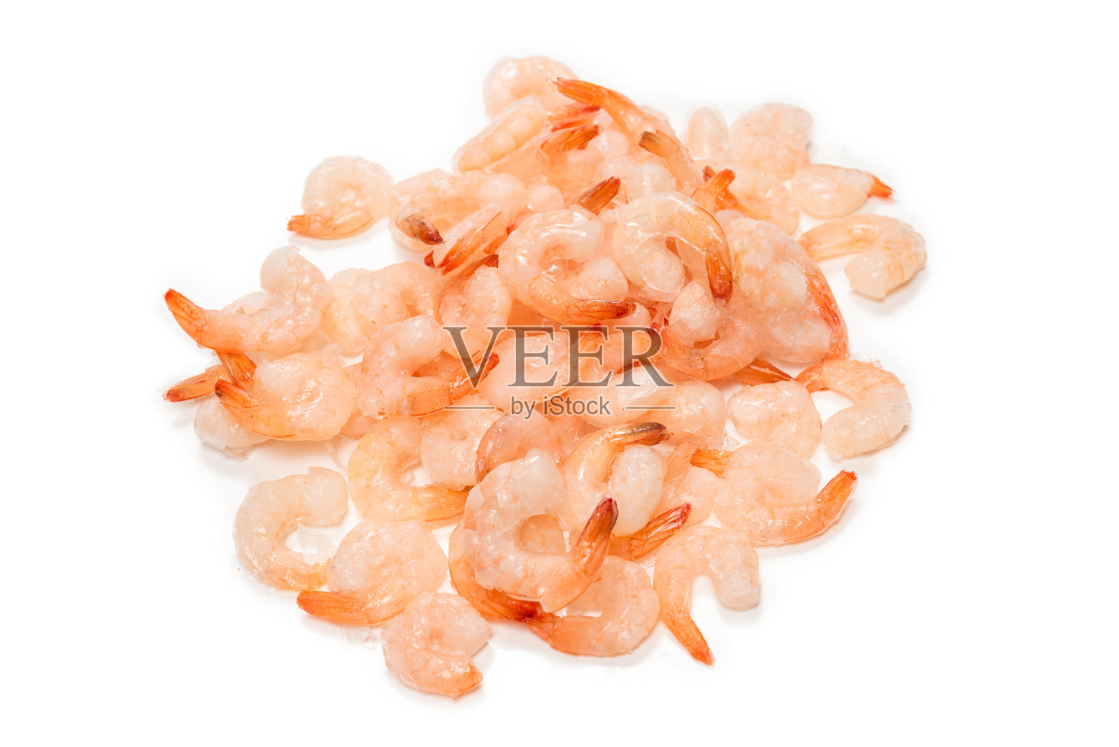 冷冻虾背景。前视图。照片摄影图片