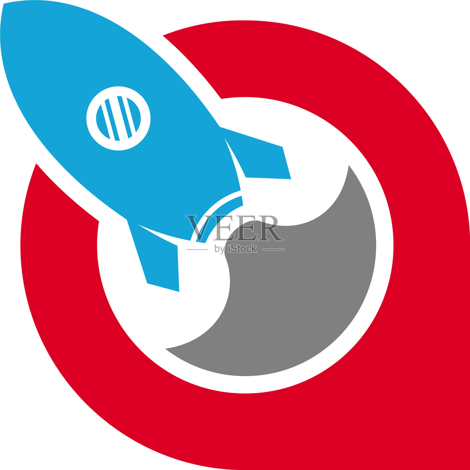 火箭点标志图标模板创意设计设计元素图片