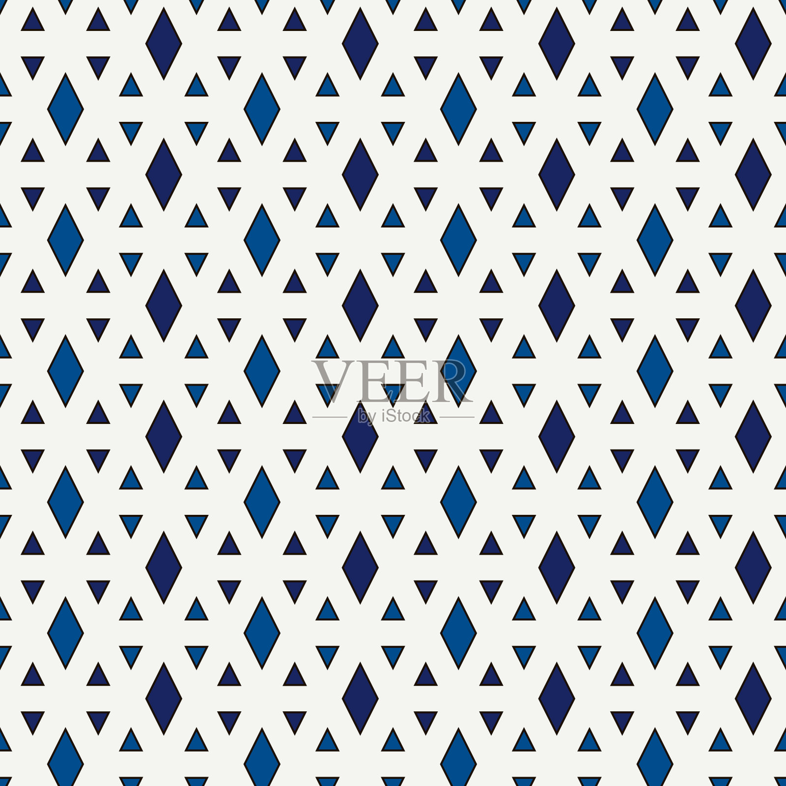 现代的几何图案。重复的三角形点缀。现代抽象背景。无缝geo设计墙纸插画图片素材