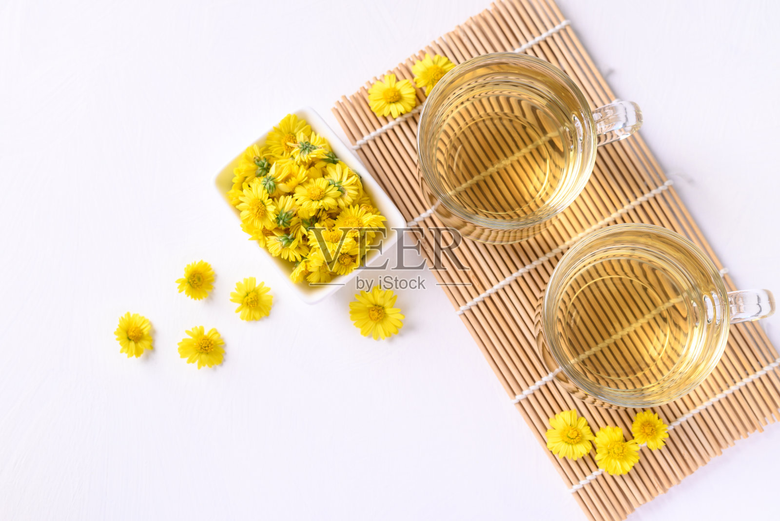 菊花茶照片摄影图片