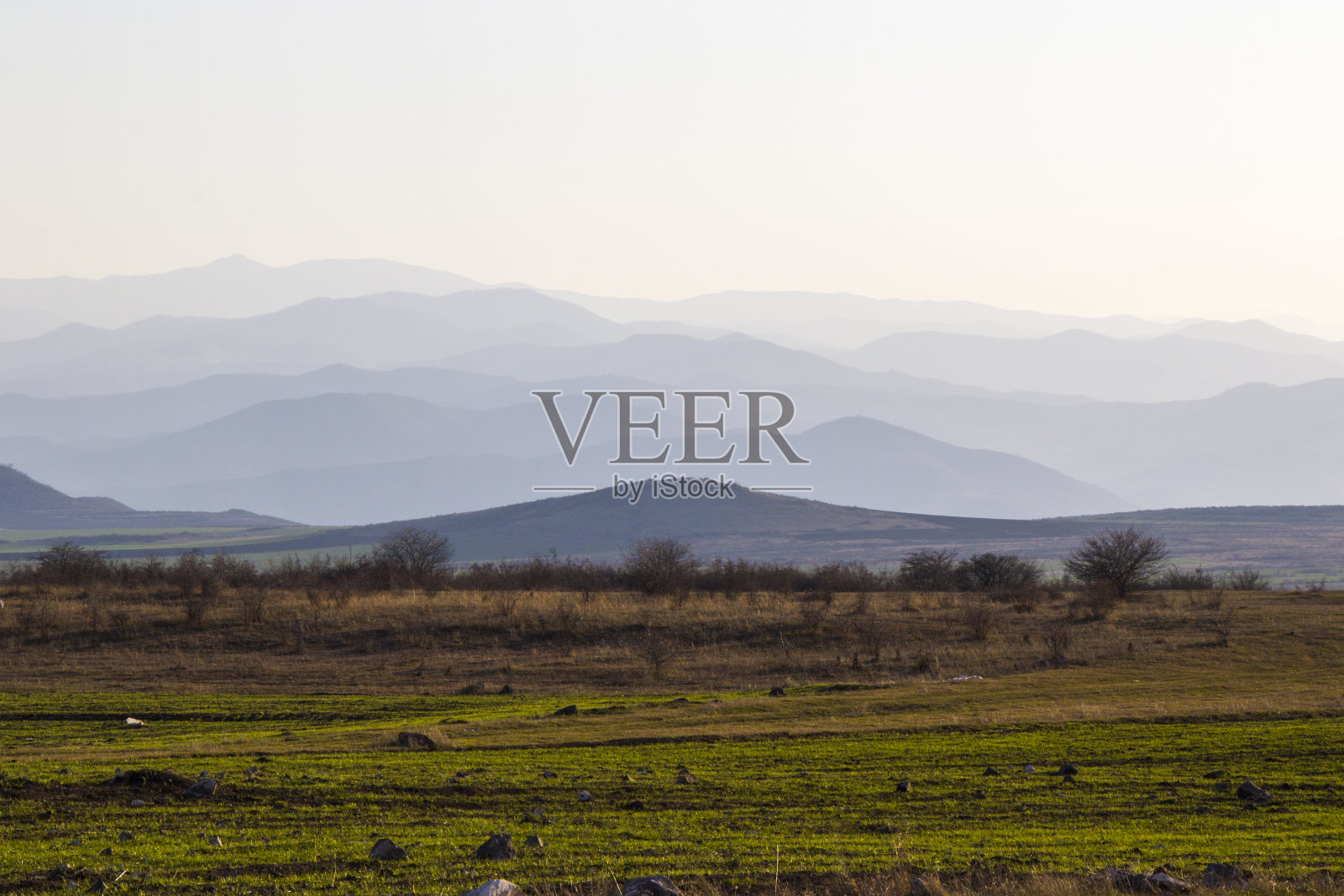 日落时的山脉景观照片摄影图片