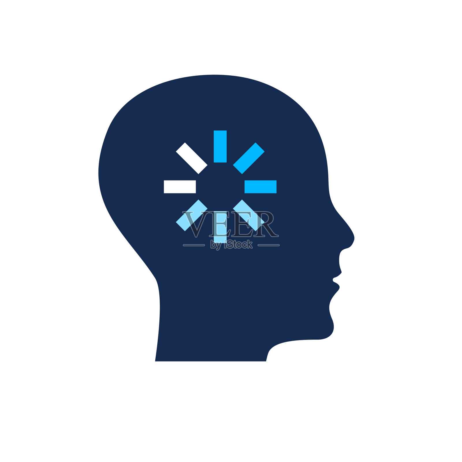 大脑活动图标下载插画图片素材