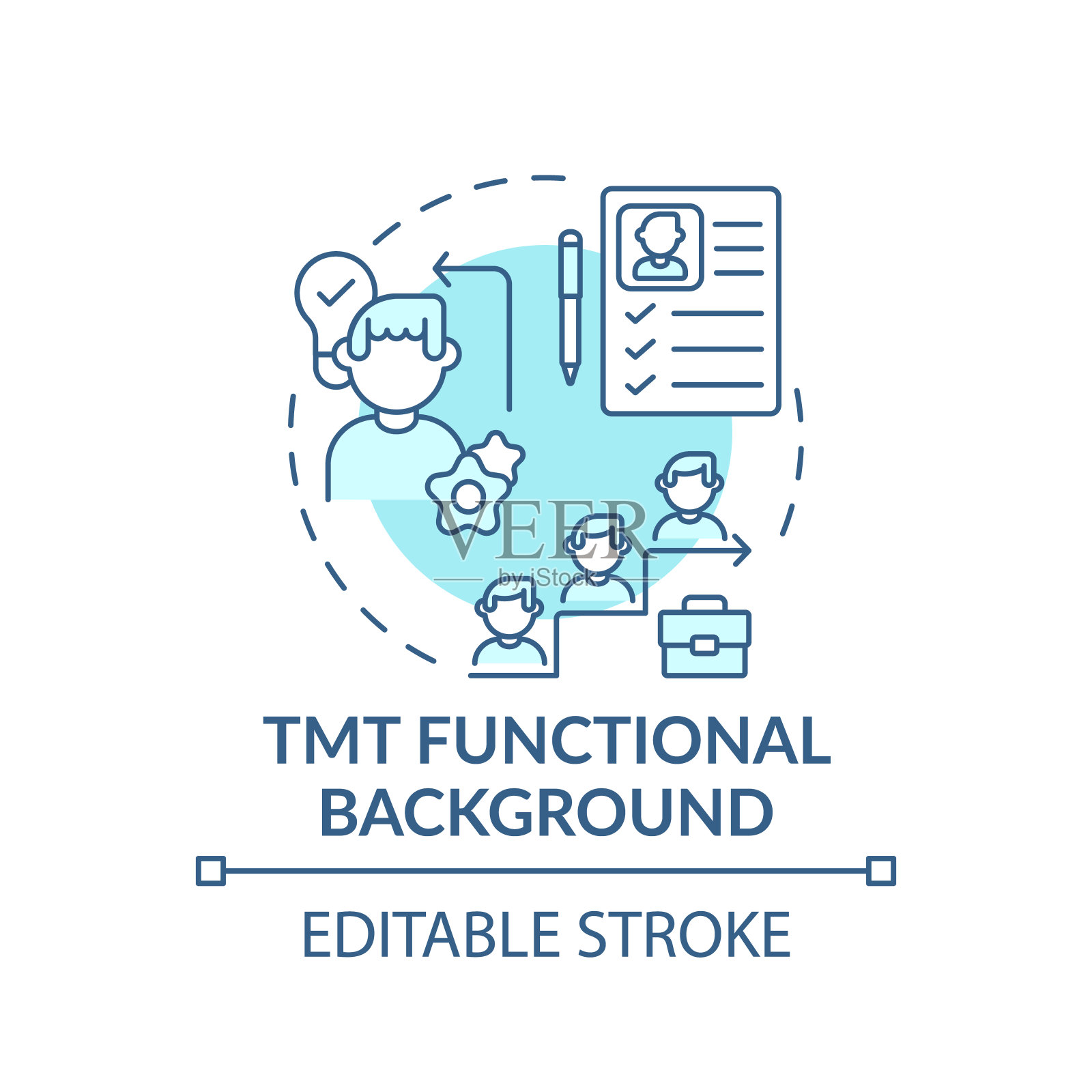 Tmt功能背景概念图标插画图片素材