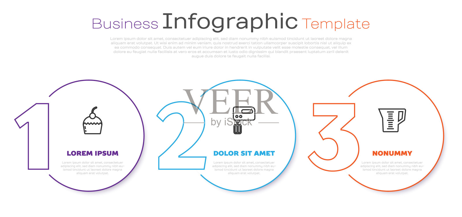 集线路板、电动搅拌机、量杯于一体。业务信息模板。向量设计模板素材