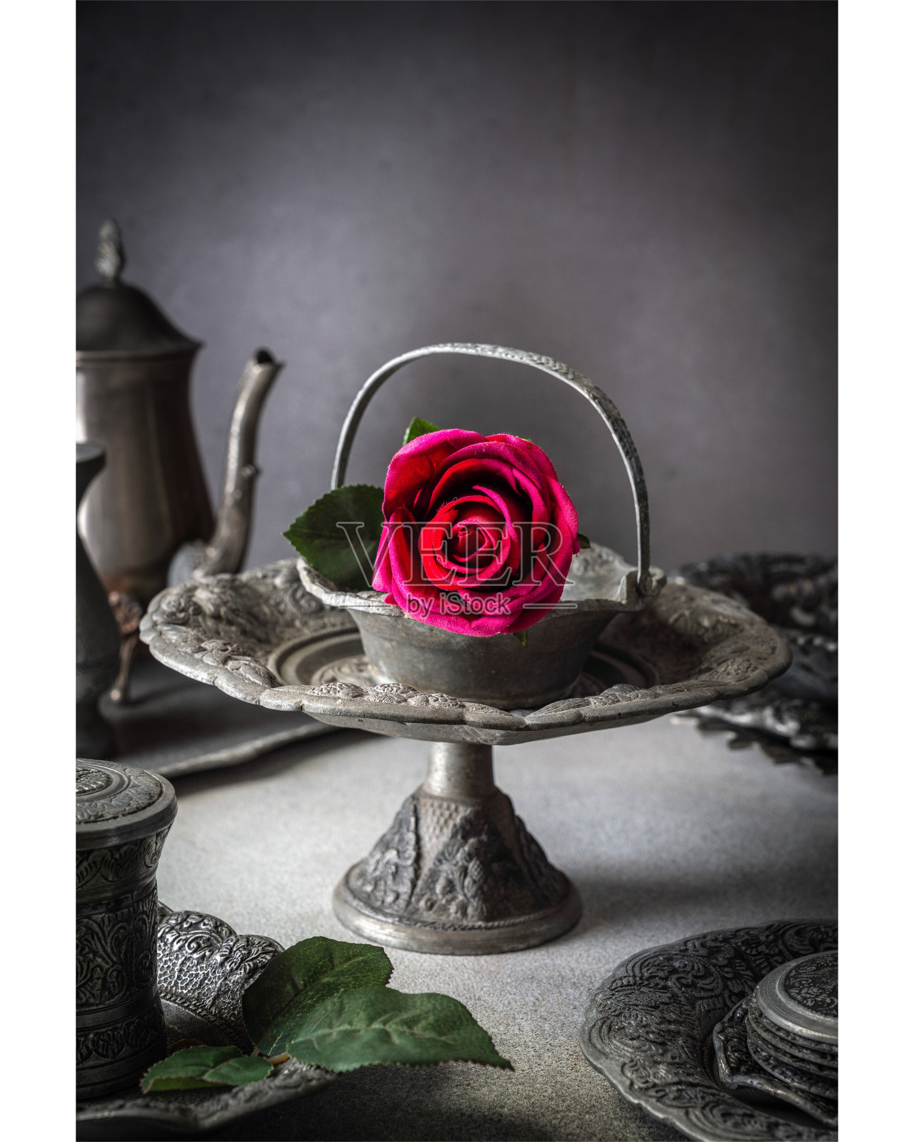 红玫瑰静物摄影照片摄影图片