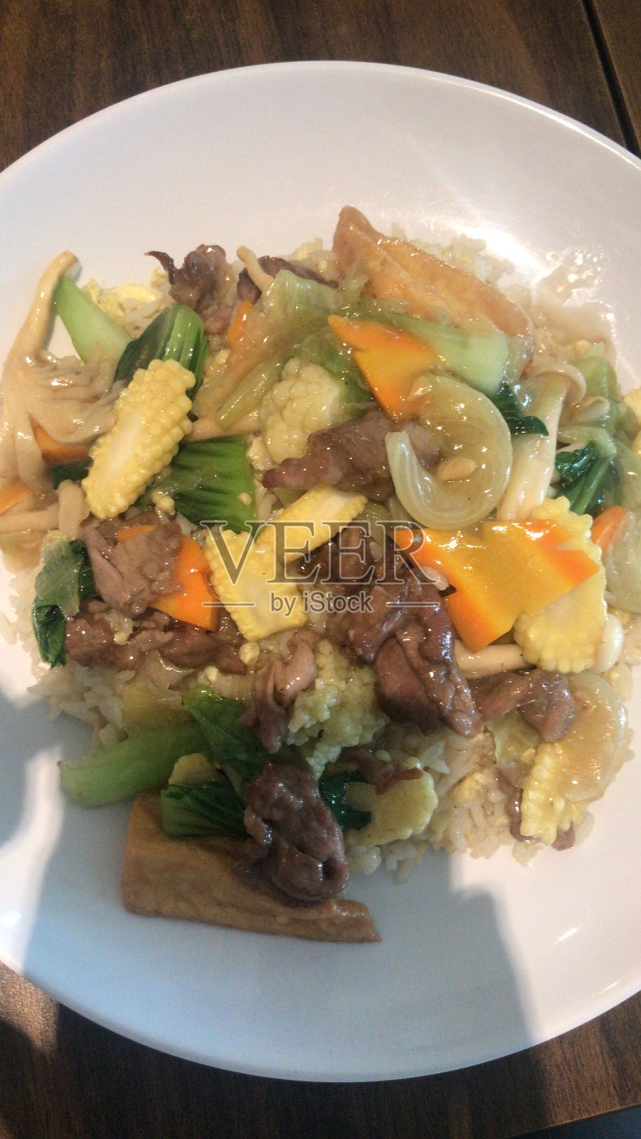 健康Food_Lunch_Capcay照片摄影图片