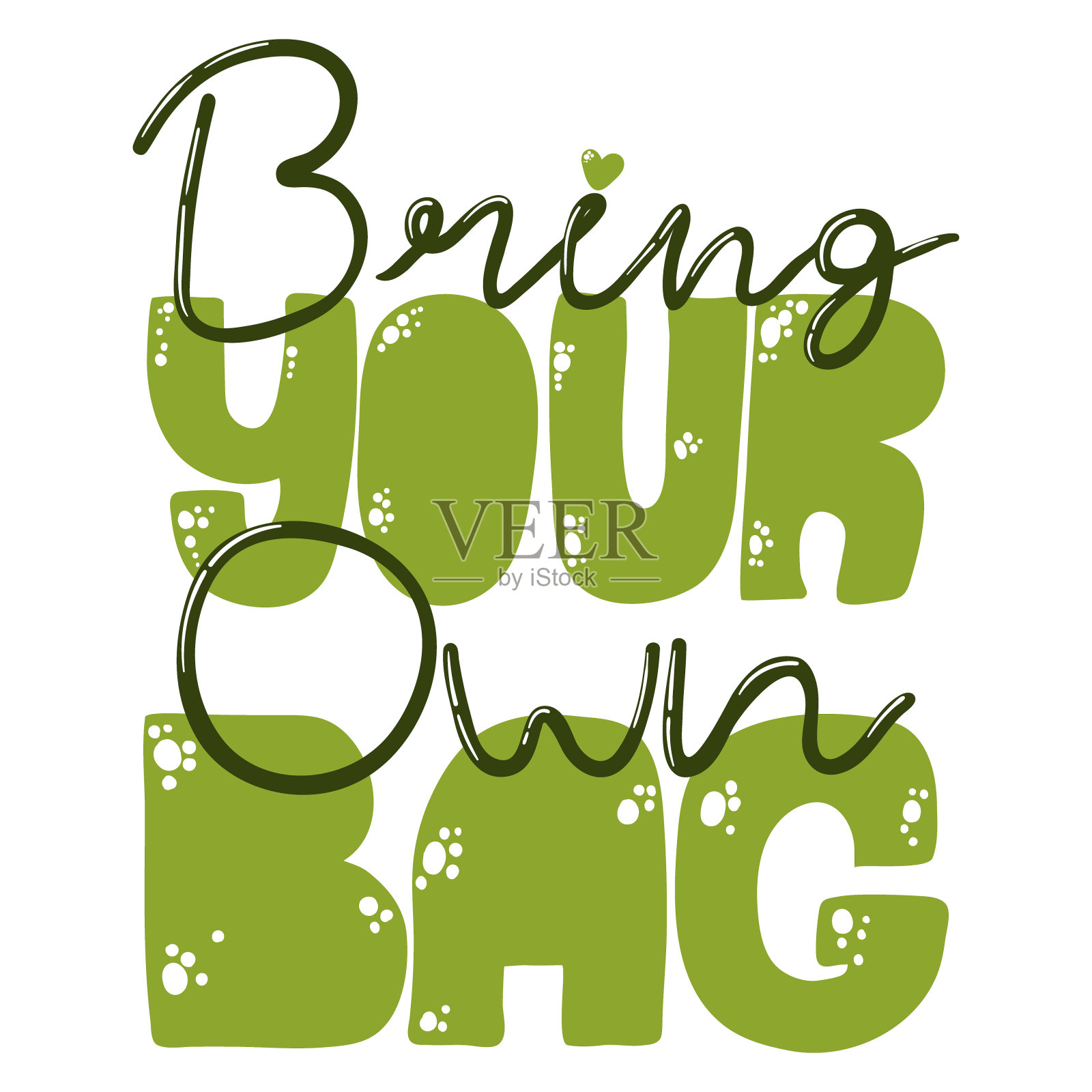 自带手提袋亲手写标语。零浪费生活方式的文字和插图。选择环保生活方式的现代排版。矢量明信片,印刷设计或卡片。塑料是免费的。插画图片素材