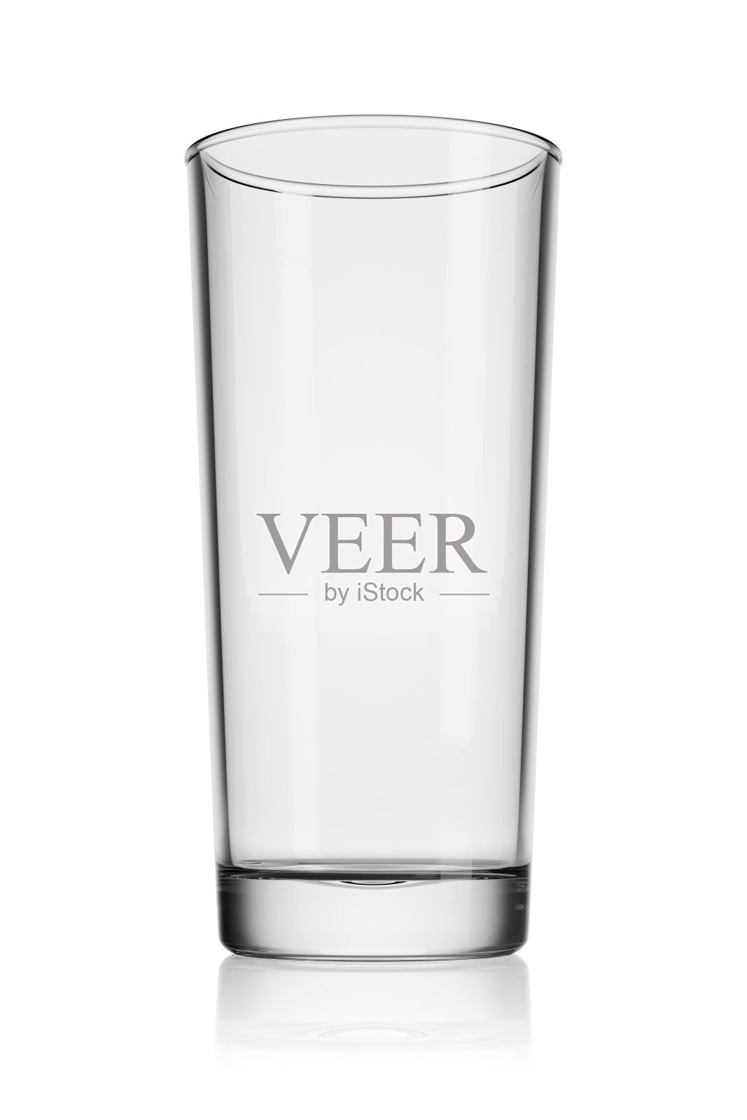 空的高球杯孤立在白色。3 d渲染插图。照片摄影图片