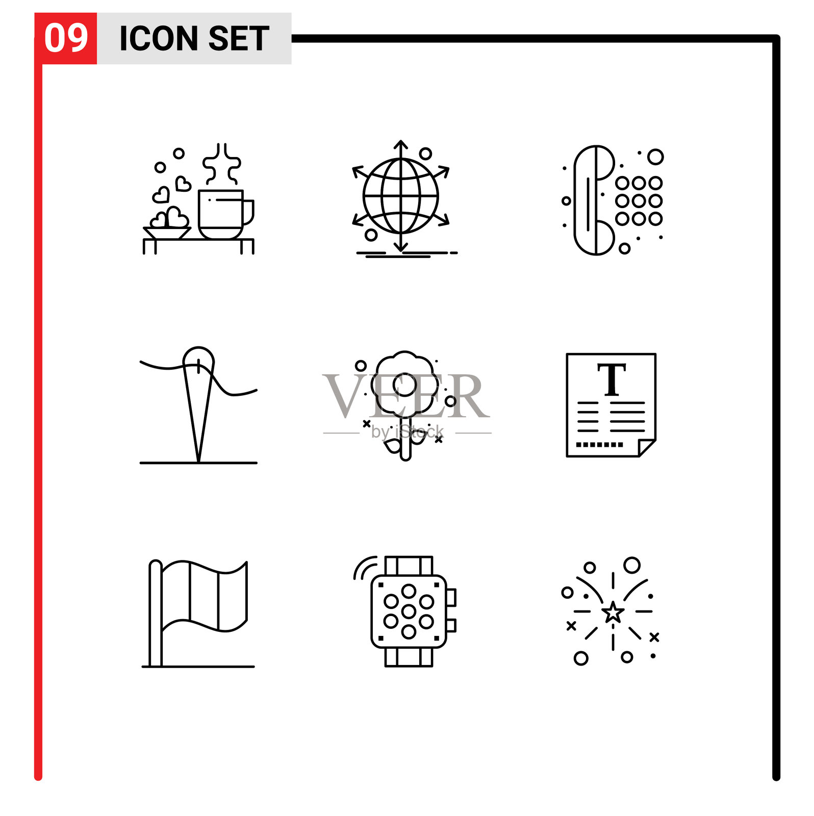 9 .概述网站、手机和应用的概念插画图片素材