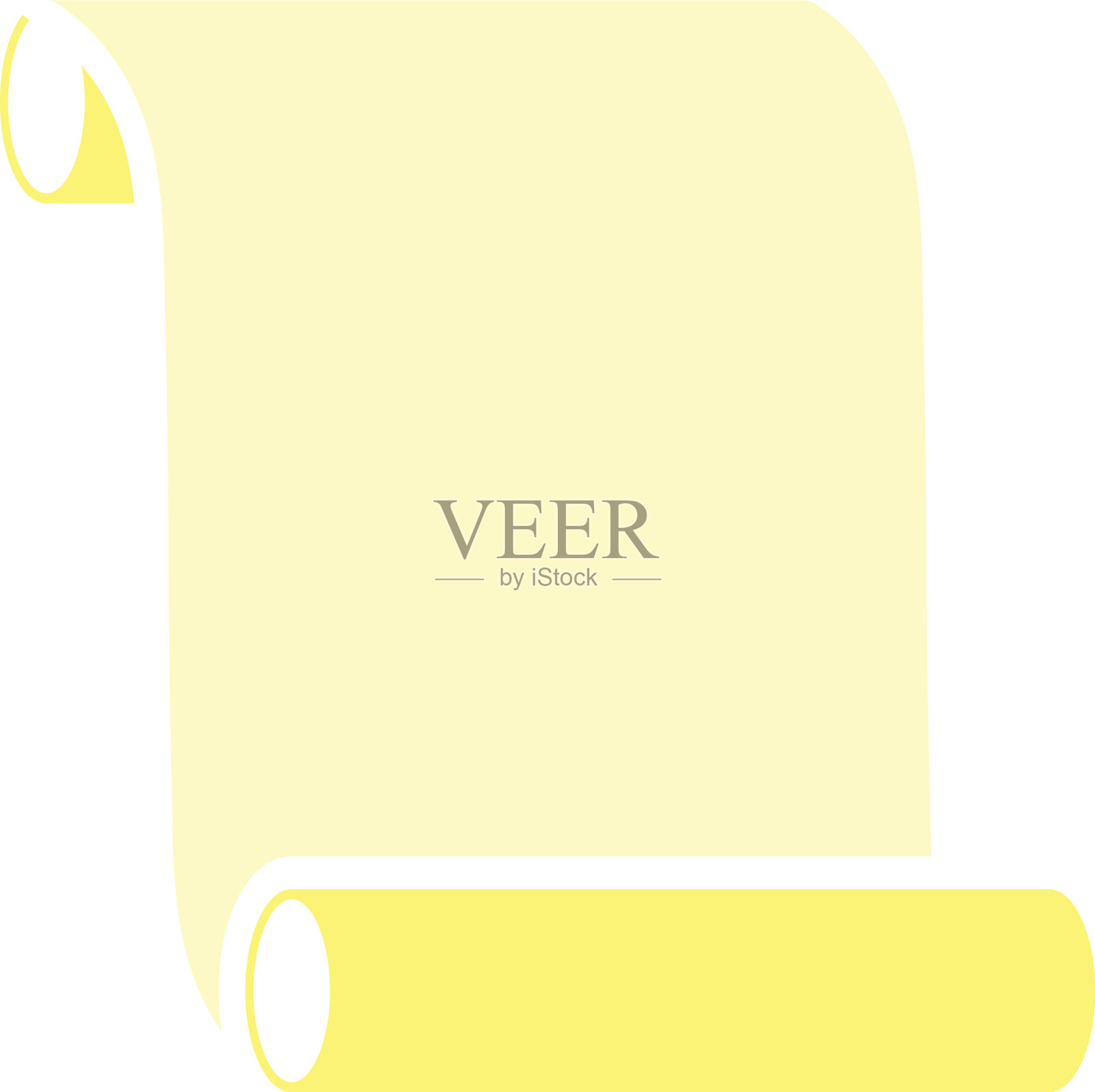 帆布卷轴图标插画图片素材