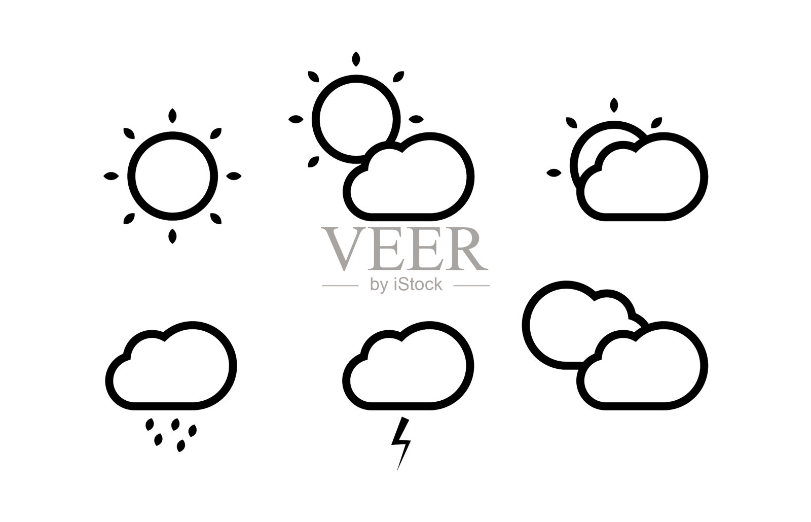 设置天气网页图标图标素材