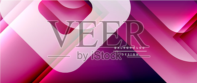 几何抽象背景与线条插画图片素材