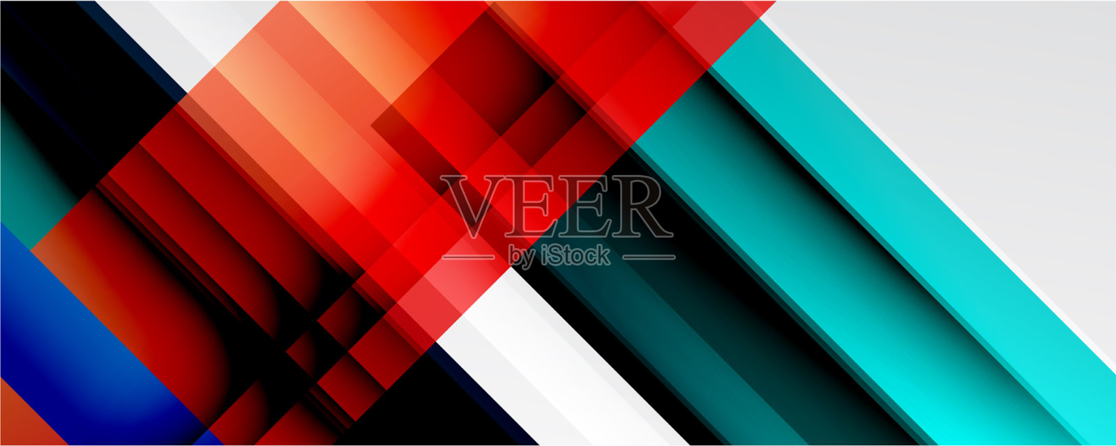 带有阴影线的几何抽象背景插画图片素材