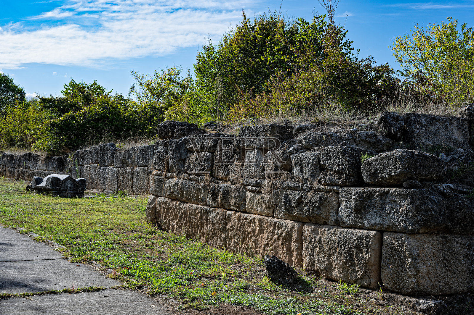 希腊的考古遗址照片摄影图片