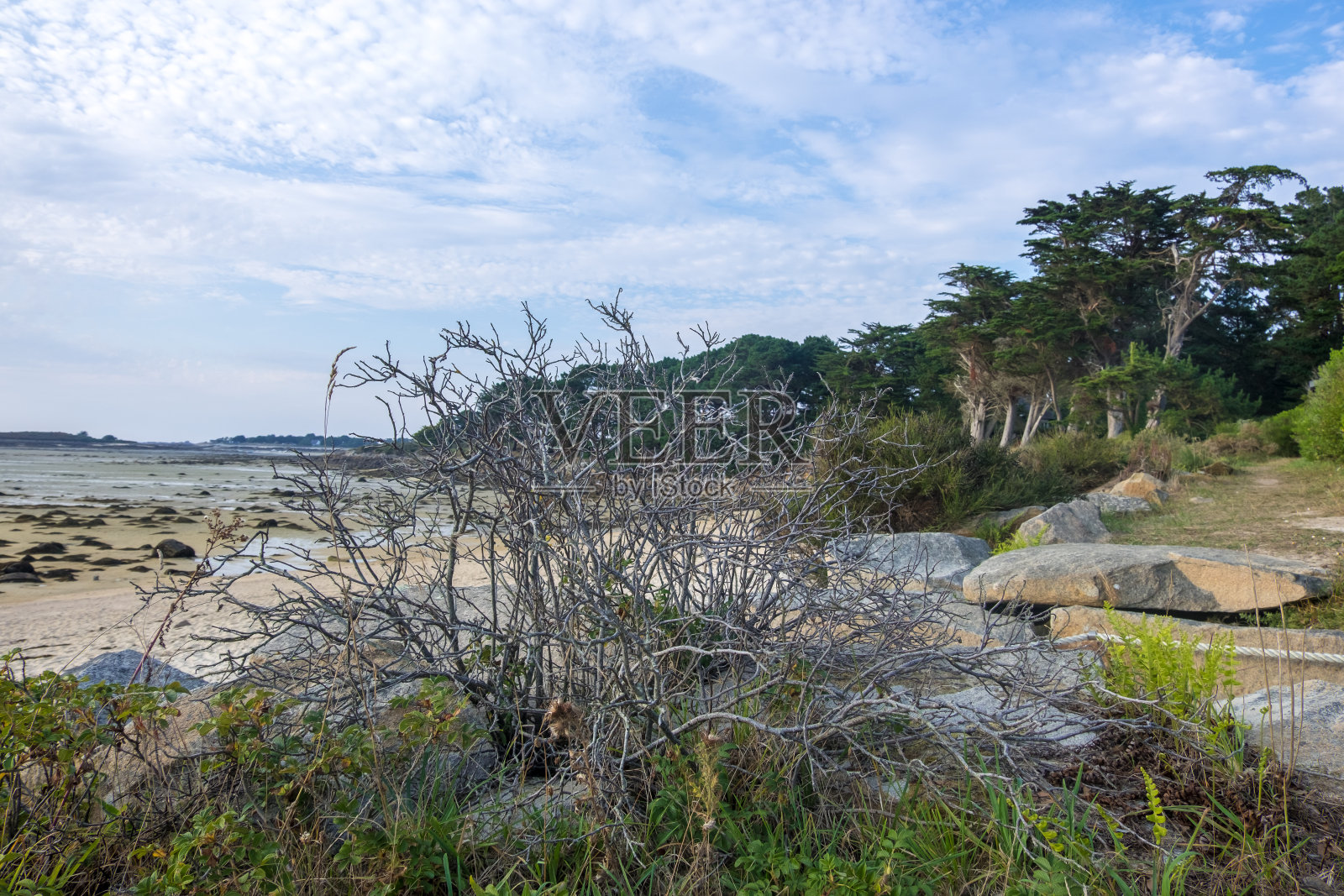 法国布列塔尼大西洋海岸的风景照片摄影图片