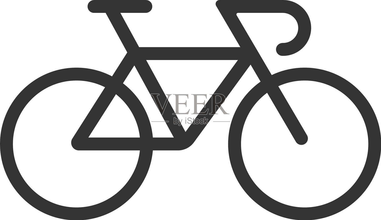 自行车图标标识图标素材