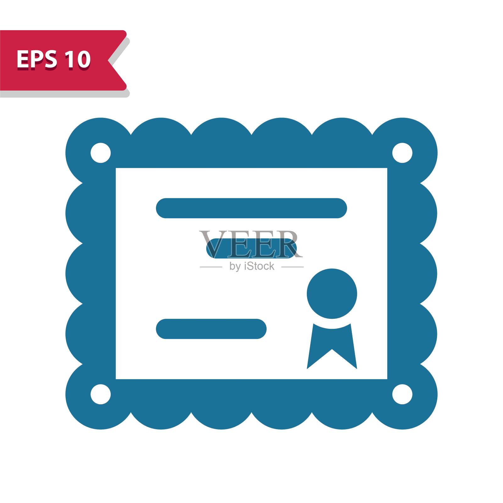 毕业证书,学位图标插画图片素材