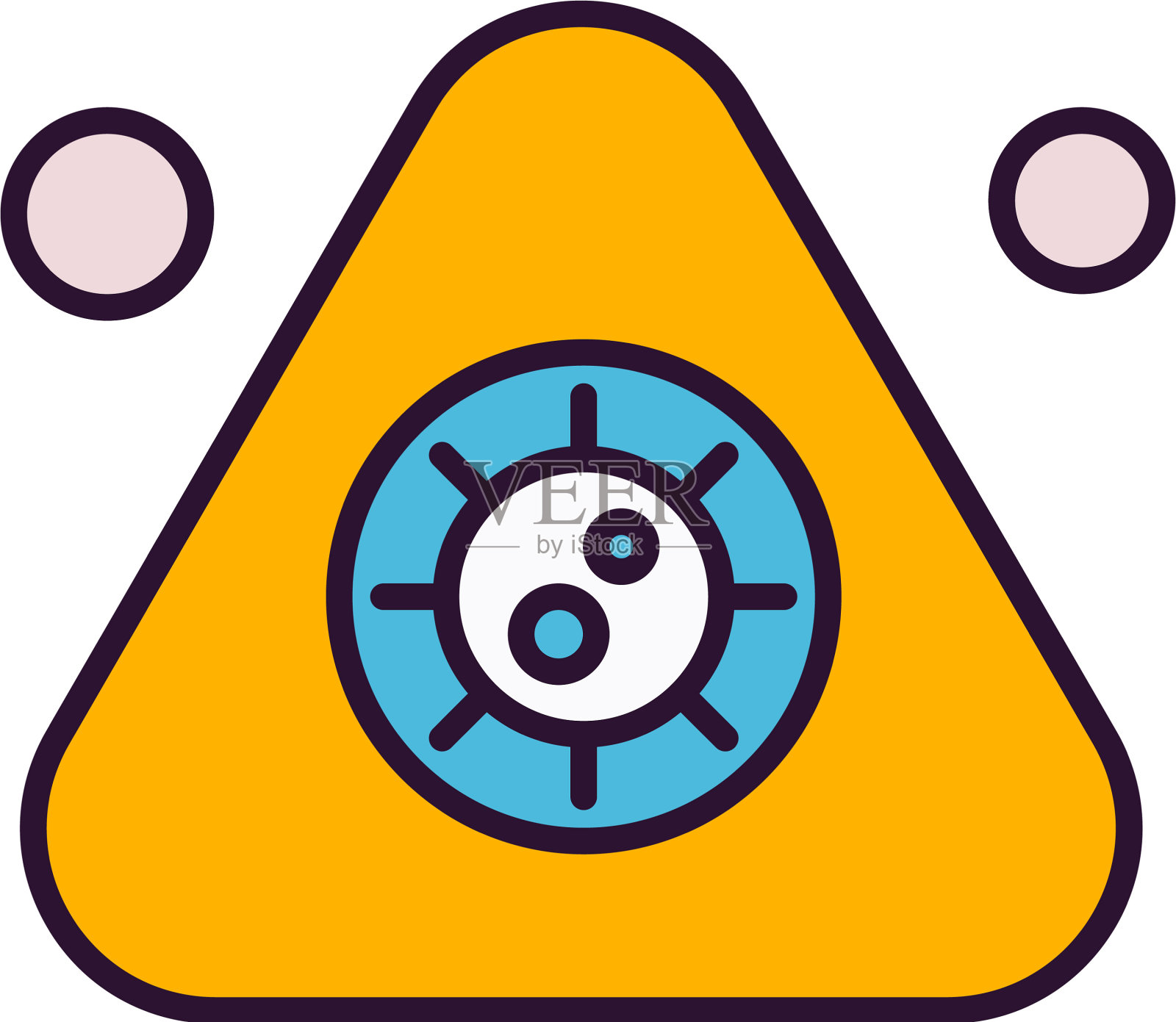 警告图标插画图片素材