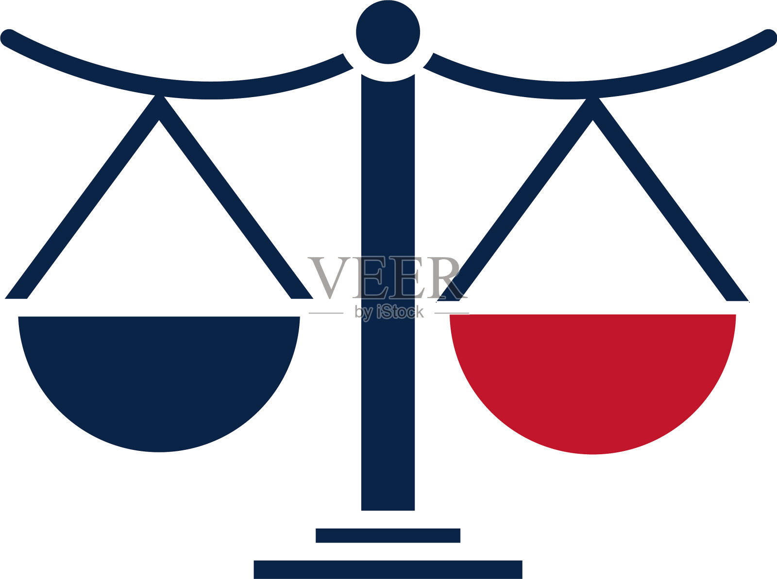 美国选举平衡平等选项插画图片素材