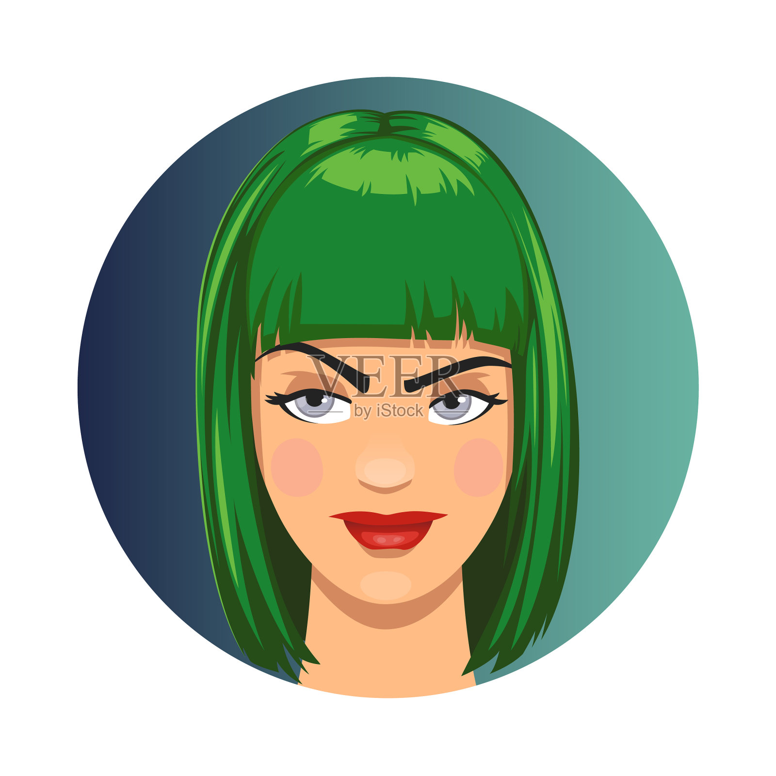 可爱的表情符号,卡通风格的情感图标设计元素图片