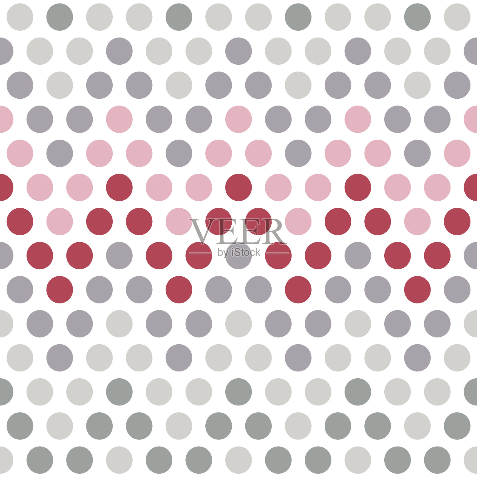 无缝图案与彩色圆雪佛龙插画图片素材