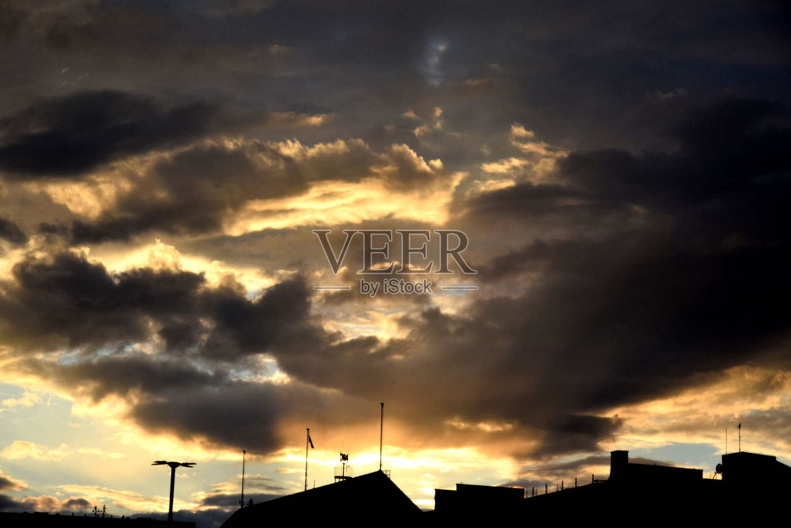 日落在城市照片摄影图片