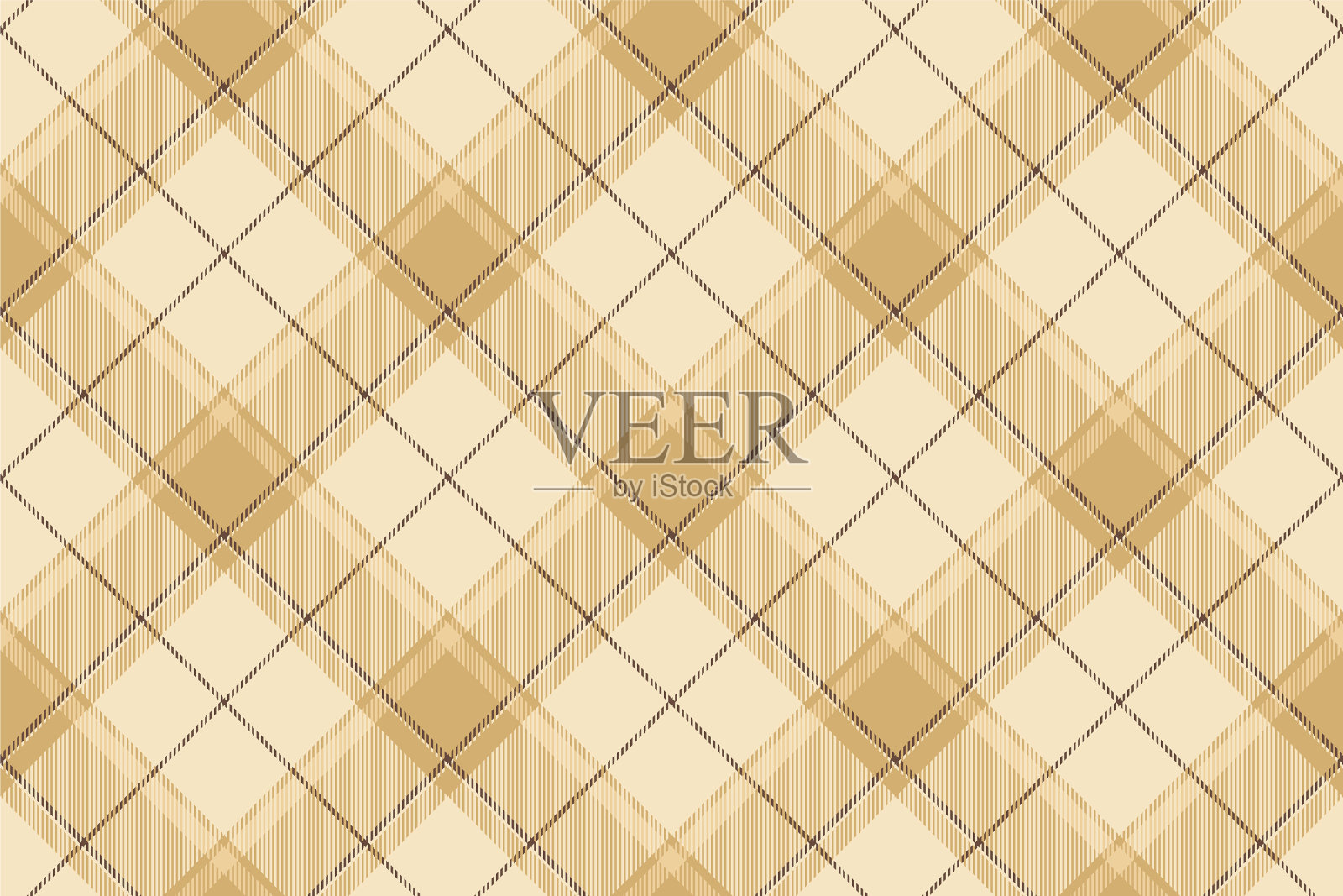 苏格兰格子无缝格子图案复古插画图片素材