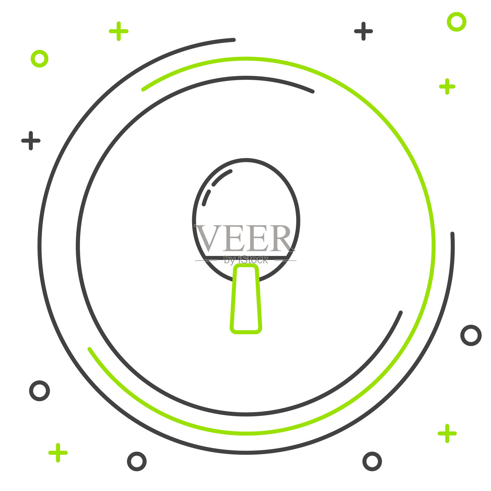 网球拍为打乒乓球专用图标插画图片素材