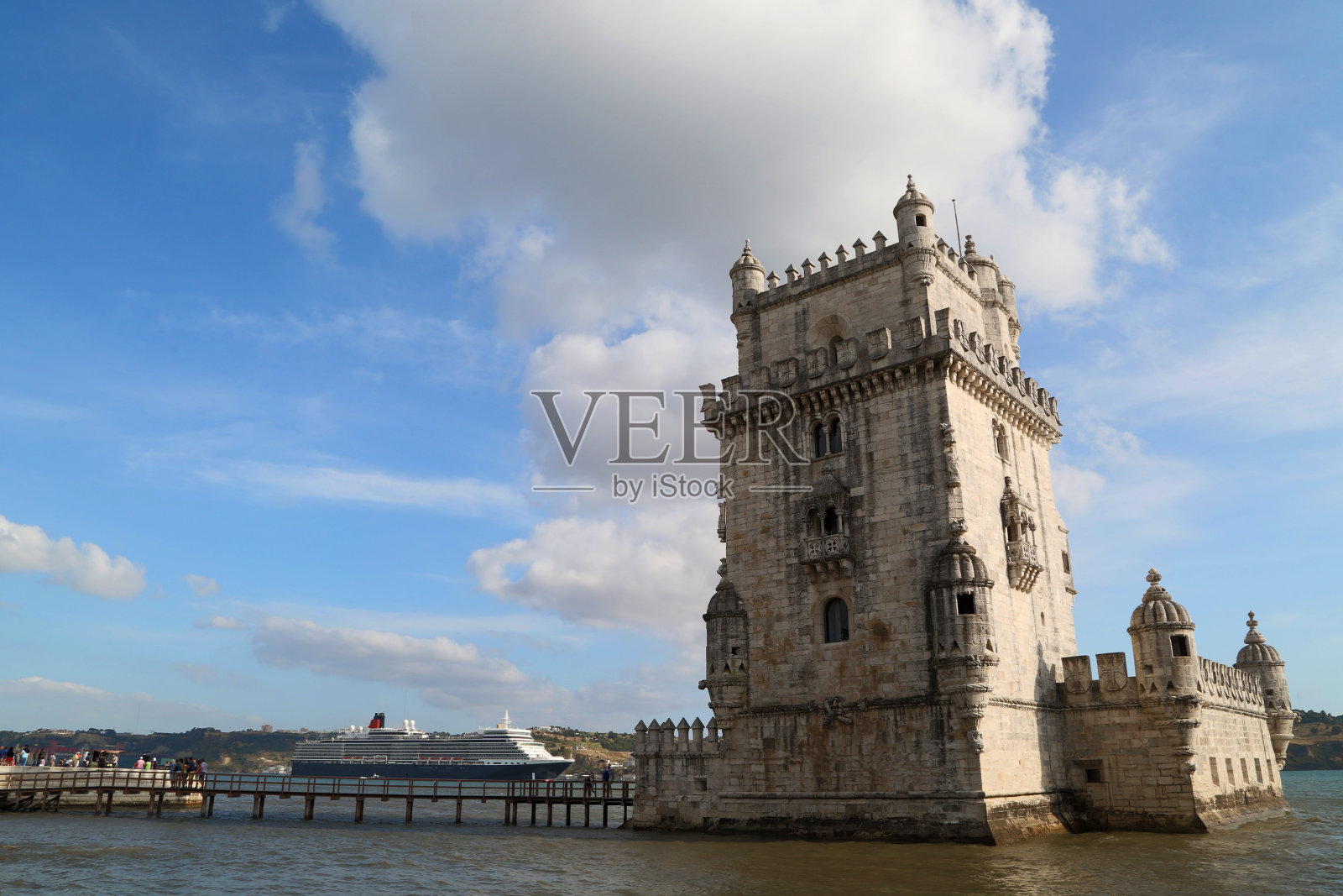 里斯本的贝伦塔照片摄影图片