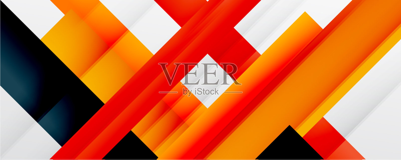 带有阴影线的几何抽象背景插画图片素材