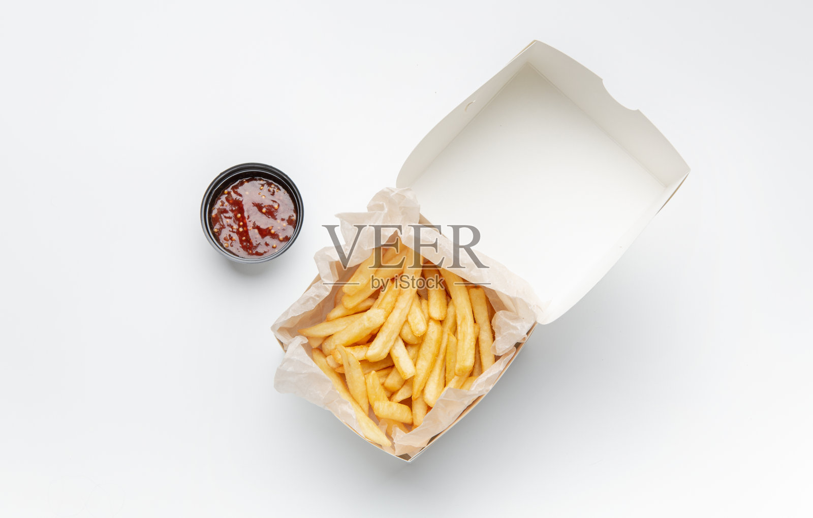 covid-19大流行期间提供美味的快餐和零食作为午餐外卖照片摄影图片