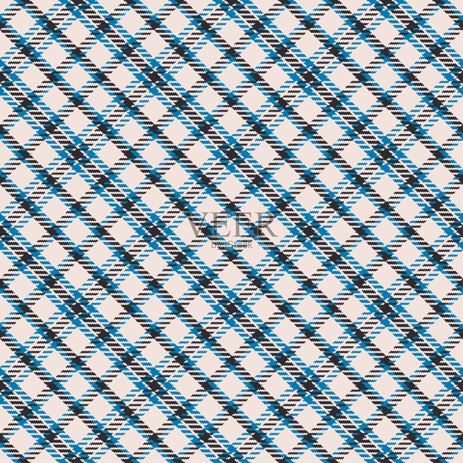 摘要无缝方格背景。插画图片素材