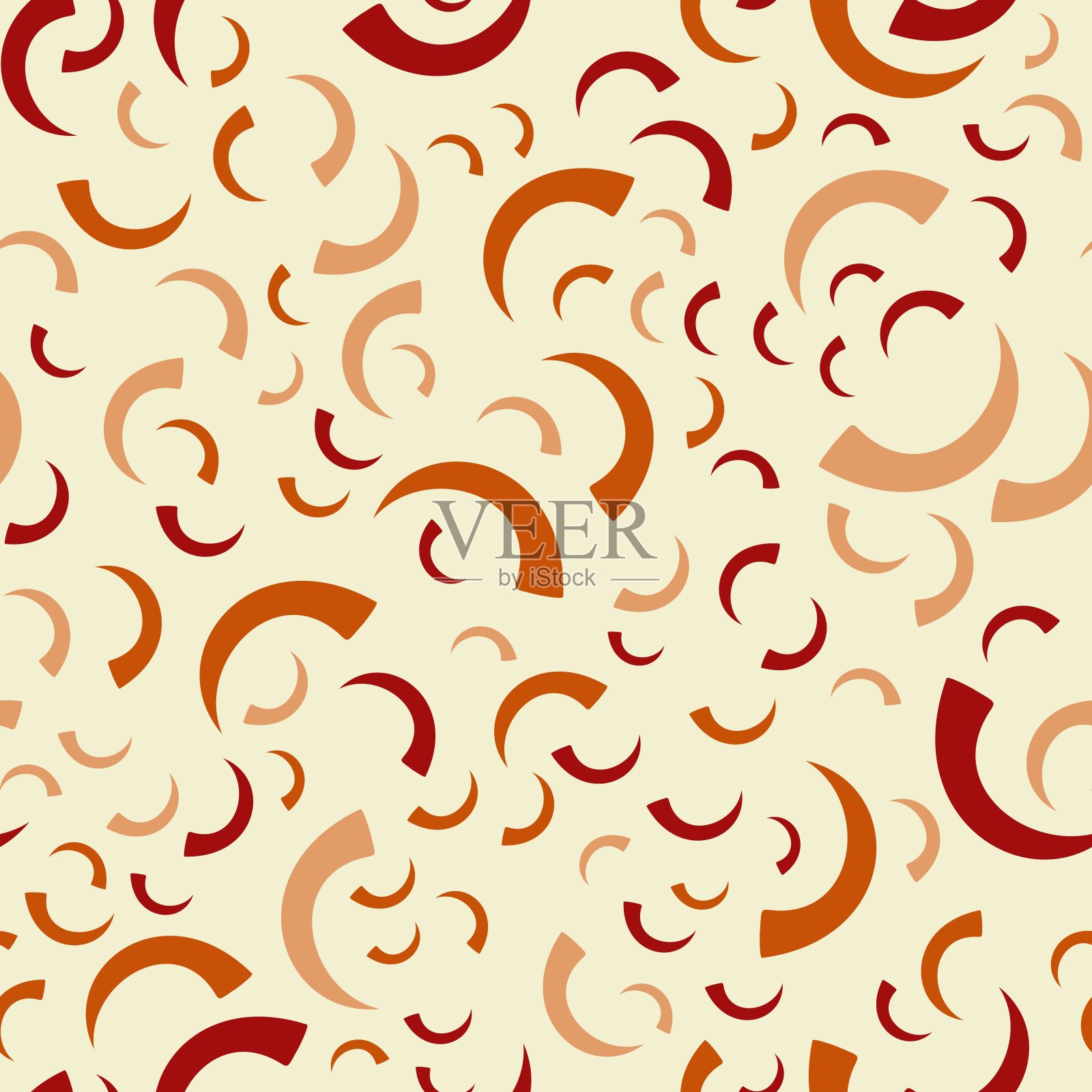 无缝抽象模式。美观的纹理,纺织或纸张印刷。矢量插图。可爱的彩色背景。插画图片素材