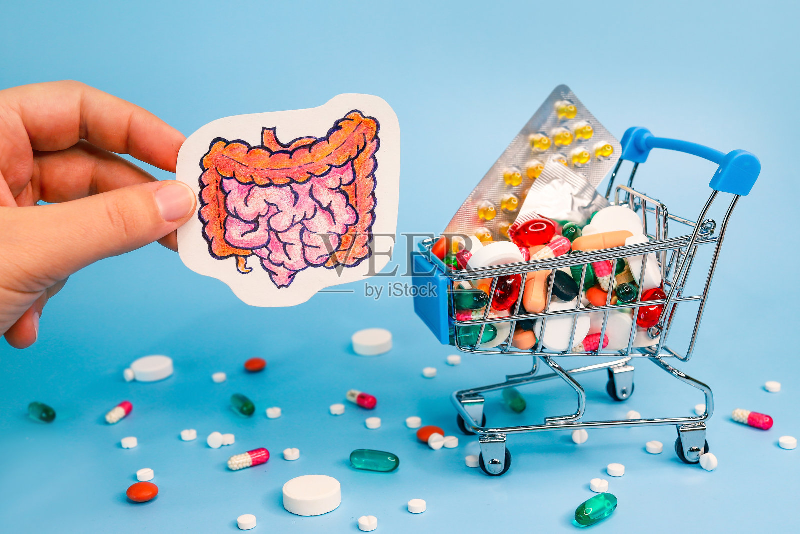 预防消化道疾病,修复肠道菌群。照片摄影图片