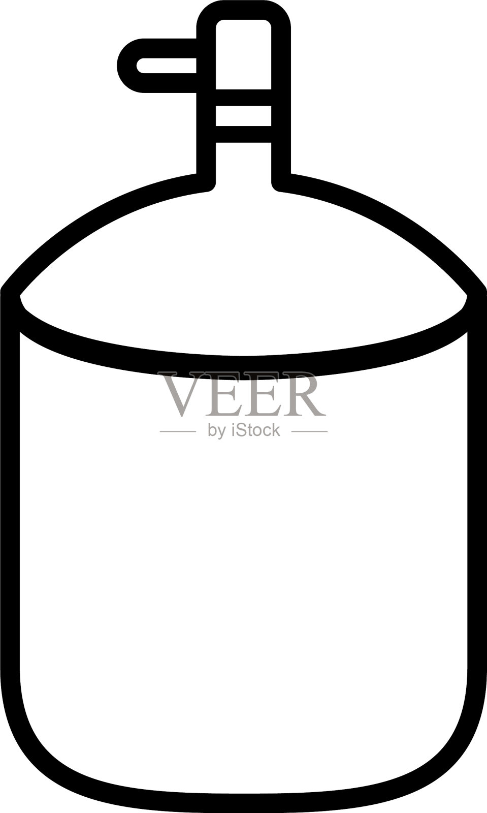 啤酒蒸馏线条风格图标插画图片素材