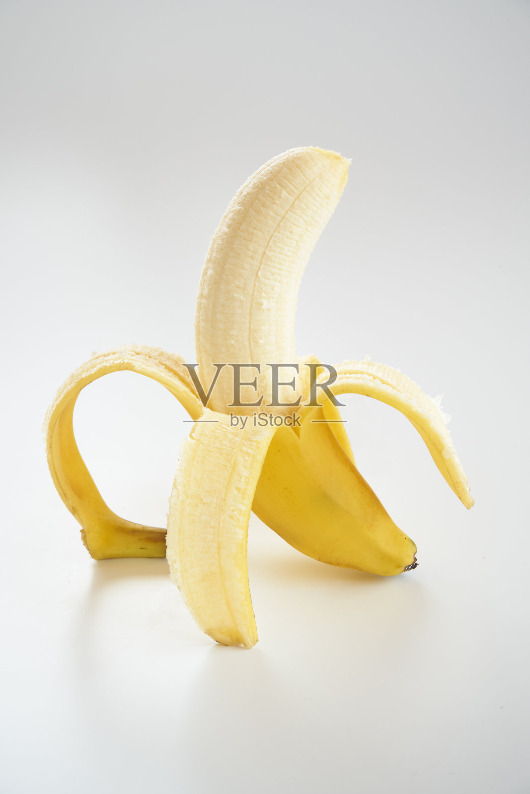 白色背景上的香蕉水果照片摄影图片