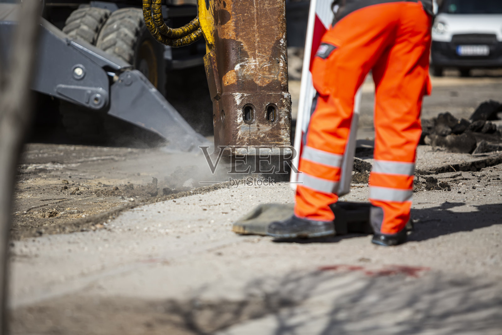 筑路工人,一群人在工作照片摄影图片