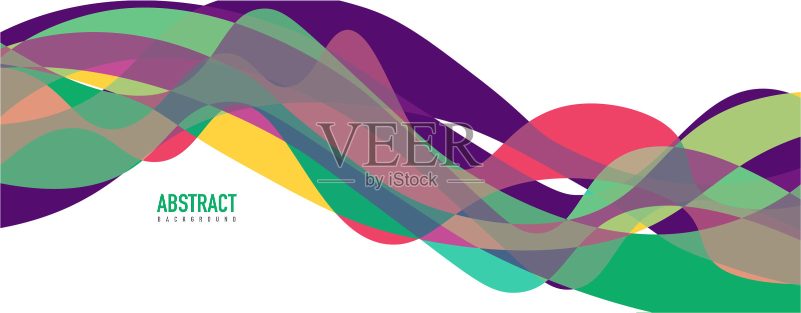 流体波彩色抽象背景动态插画图片素材