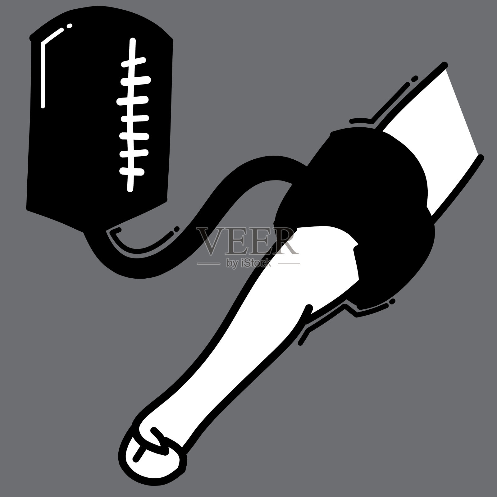 血压计涂鸦矢量图标。手绘素描插图eps10插画图片素材