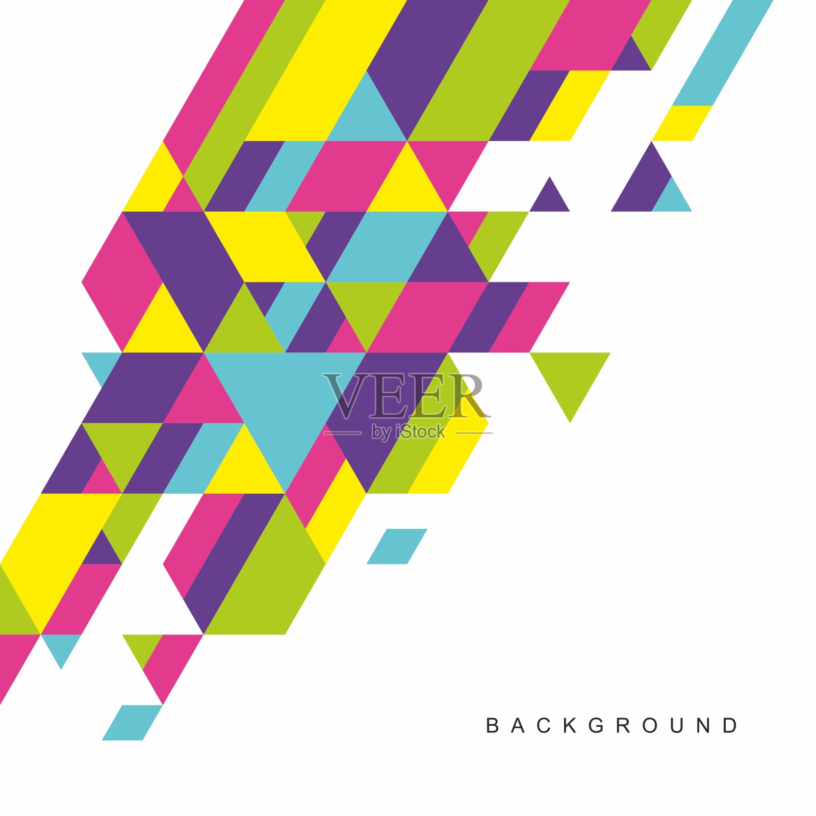 抽象几何技术背景。向量的创意设计。插画图片素材