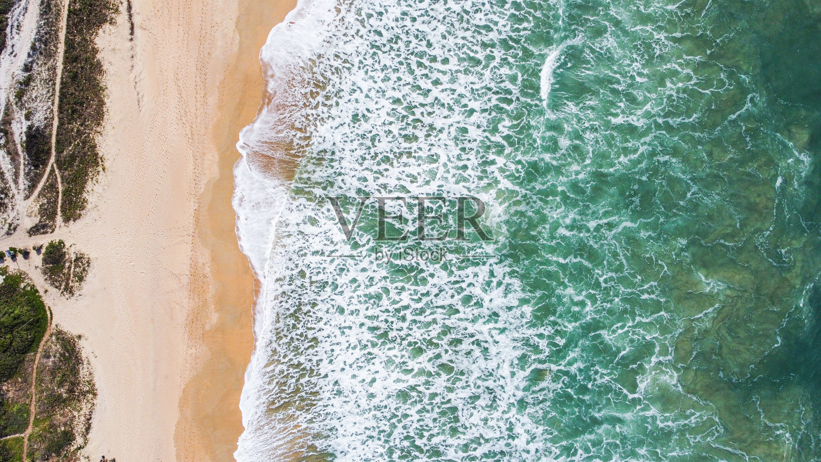 海沙相遇照片摄影图片